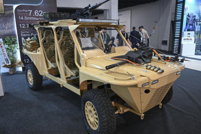 IDEF'te ilk kez sergilenen ultra hafif tekerlekli taktik araca yoğun ilgi