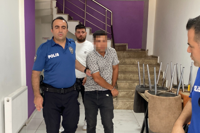 Aksaray'da kadını telefonla rahatsız eden şüpheli kendini lokantanın tuvaletine kilitledi