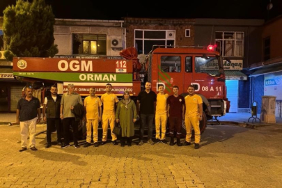 Artvin’den Bursa’daki orman yangını söndürme çalışmalarına destek!