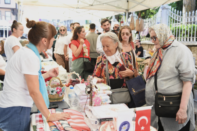 Bursa Osmangazi Belediyesi üreten kadınların yanında