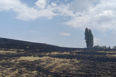 Yozgat'ta ÇEDAŞ'ın arızalanan trafosu 400 dönüm araziyi küle çevirdi