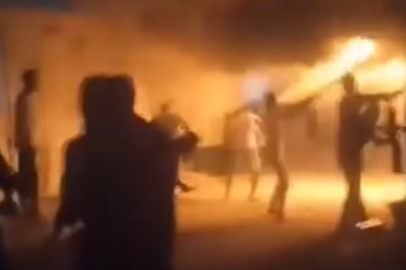 Adıyaman'da konteyner kentte çıkan yangın paniğe neden oldu