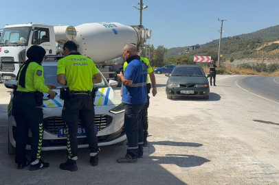 Bursa Gemlik Kumla-Armutlu yolunda radarlı denetim