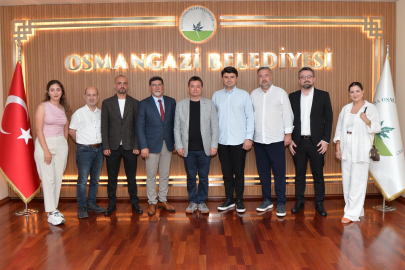 Bursa Hakimiyet'ten Osmangazi Belediye Başkanı Erkan Aydın'a ziyaret