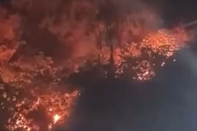 Bursa Tophane’de yangın çıktı