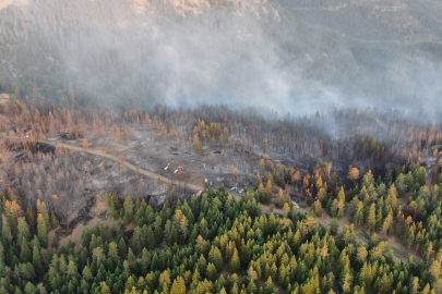 Çankırı'daki orman yangını kısmen kontrol altına alındı