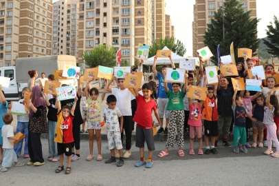 Bursa Büyükşehir Belediyesi çocuklar için etkinlik düzenledi
