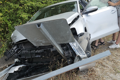 Kastamonu'da iki otomobil çarpıştı: 2 yaralı