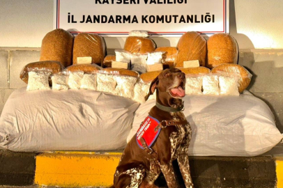 Kayseri'de otobüste 450 kilogram kaçak tütün ele geçirildi