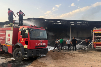 Kırşehir'de Petlas fabrikasında yangın