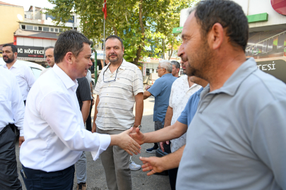 Bursa'da Başkan Erkan Aydın Küçükbalıklı’da vatandaşla buluştu