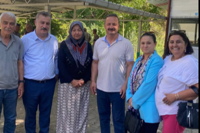 Yavuz Ağıralioğlu'ndan Bursa yangın bölgesine destek ziyareti