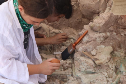 Kavurucu sıcaklarda 9 milyon yıllık fosillerin izini sürüyorlar