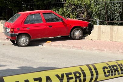 Konya'da dur ihtarına uymadı önce polise ardından duvara çarptı