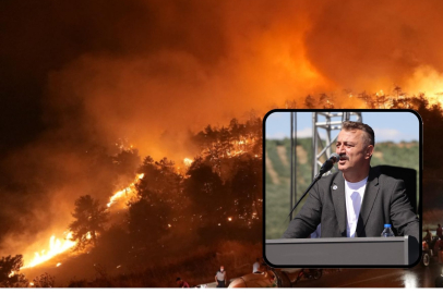 A Parti Bursa İl Başkanı Fikret Aslan: Ormanlar yanıyor, günah keçisi mi aranıyor?