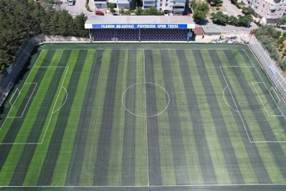 Bursa Yıldırım’da sporun kalitesi artıyor: Fidyekızık Spor Tesisi’nin zemini yenilendi