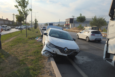 Bursa İnegöl’de trafik kazası: Cip ile otomobil birbirine girdi