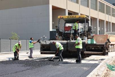 Bursa Nilüfer Balkan Mahallesi’nde yollar asfaltlanıyor
