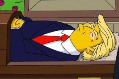 Simpsonlar, Trump'ın ölüm tarihini açıkladı! Nasıl öleceğini bile gösterdiler