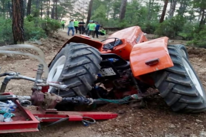 Bursa'da yangın bölgesine su taşırken hasar gören traktörüne tamir sonrası kavuştu