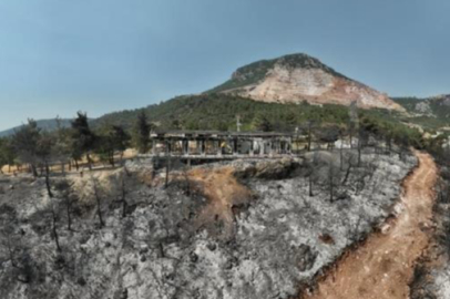 Bursa Gürsu kır lokantası ve terası küllerden temizlendi