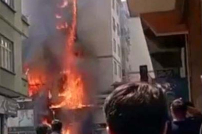 Gaziantep'te bina yangını: 15 kişi dumandan etkilendi