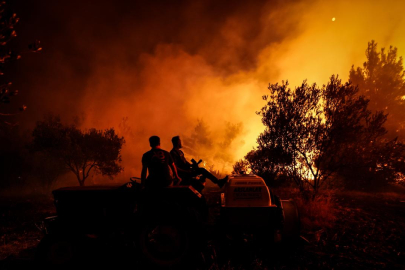 Bayramiç'teki orman yangınına müdahale 2. gününde sürüyor