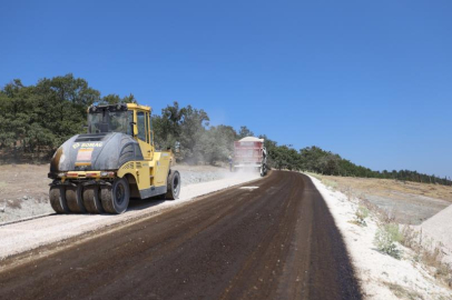 Bursa Mustafakemalpaşa'nın kırsal yollarına konfor geliyor