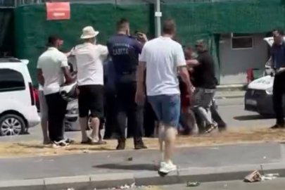 Trabzon Ortahisar Belediyesi'nin düzenlediği Autofest'te polis ile zabıta arasında arbede