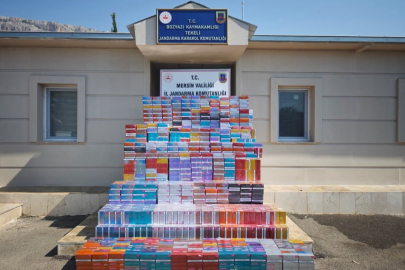 700 bin adet elektronik sigara tütünü ele geçirildi