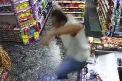 Bursa’da deprem paniği kamerada