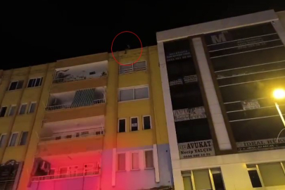Çatıda intihara kalkışan genç yürekleri ağza getirdi