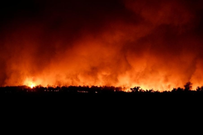 Edirne'de alevler devasa boyutlara ulaştı! Birçok ev yandı...