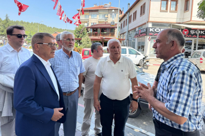 Bursa Esnaf ve Sanatkarlar Odaları Birliği'nden Harmancık'a destek ziyareti