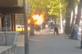 Eskişehir'de elektrik panosunun patlaması sonucu çıkan yangın paniğe sebep oldu