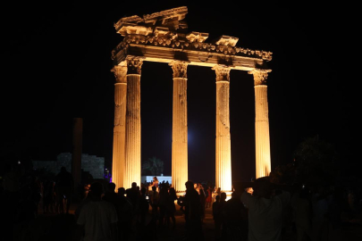 Gece müzeciliği Antalya'daki antik kentleri daha da canlandırdı