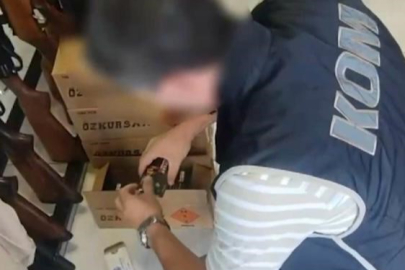 Kayseri’de 5 bin 650 adet fişek ele geçirildi: 1 gözaltı