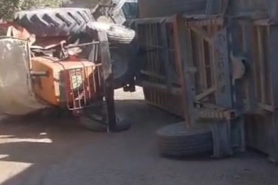 Adana Kozan'daki traktör kazasında 1 kişi yaralandı