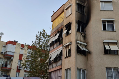 Antalya'da 5 katlı binada yangın