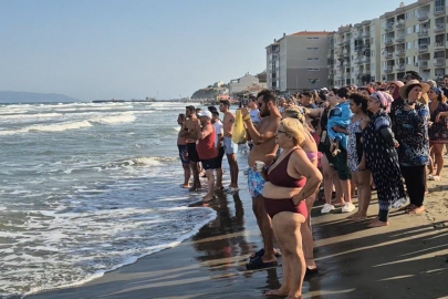 Tekirdağ'da yasağa uyulmayan denizde can pazarı yaşandı
