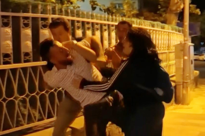 Aksaray'da erkek arkadaşından kaçarken yakalandı, kendini köprüden atmak istedi