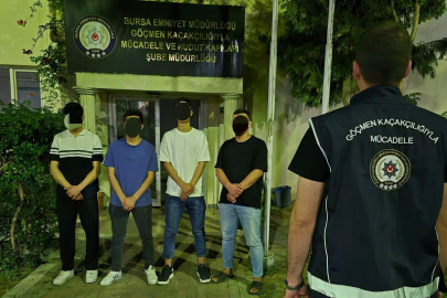 Bursa'da yabancı uyrukluları çalıştıran 2 şüpheli yakalandı!