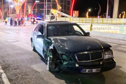 Aksaray'da kaza yapan alkollü sürücü yasal sınırın 4 katı alkollü çıktı