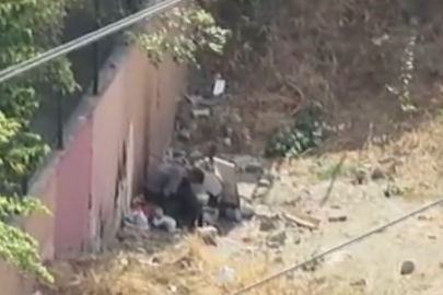 İstanbul'da okul önünde uyuşturucu kullanırken önce kameralara, sonra polise yakalandılar