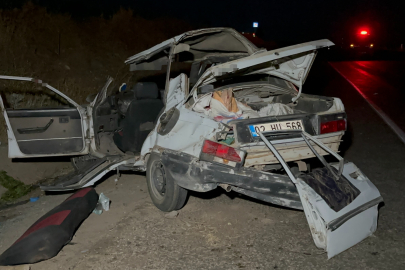 Adıyaman’da otomobil takla attı: 1’i ağır 4 yaralı