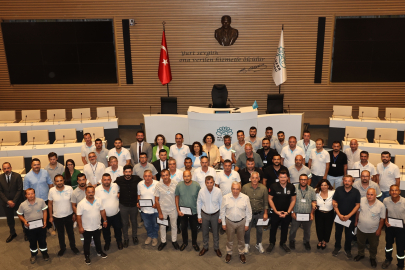 Bursa'da yangınlarla mücadelede görev alan ekibe anlamlı teşekkür