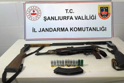Şanlıurfa'da ruhsatsız silah operasyonu: 3 gözaltı