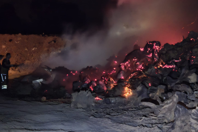 Bursa'da çöplük yangını!