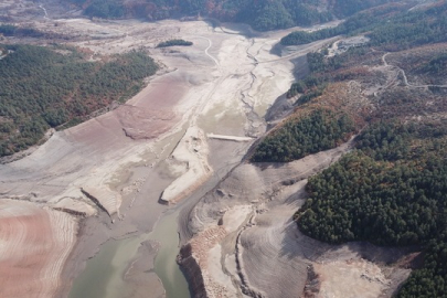 Bursa'da su krizi! Nilüfer Barajı tamamen kurudu