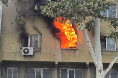 İstanbul Sultangazi'de 7 katlı iş merkezinde korkutan yangın